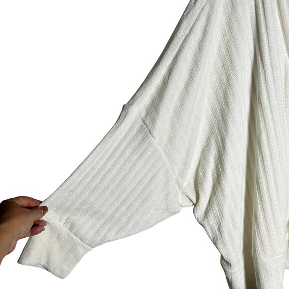 Any Body Long Sleeve Button Front Cardigan Sweater Women's Plus Size 3X Cream - Picture 4 of 7